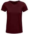 03581 Lds Crusader SOL'S Ladies Crusader Organic T-Shirt Burgundy colour image